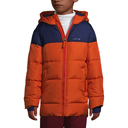 Gaorui Boys Hooded Parka Fleece Lined Jacket Winter Cotton Coat Warm Outerwear for 3-13 Years Old 