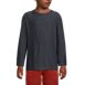 Boys Long Sleeve Athletic Color Block T-Shirt, Front