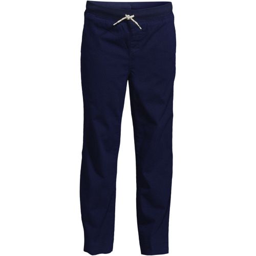 Boys' Iron Knee Lined Pull-On Cotton Trousers