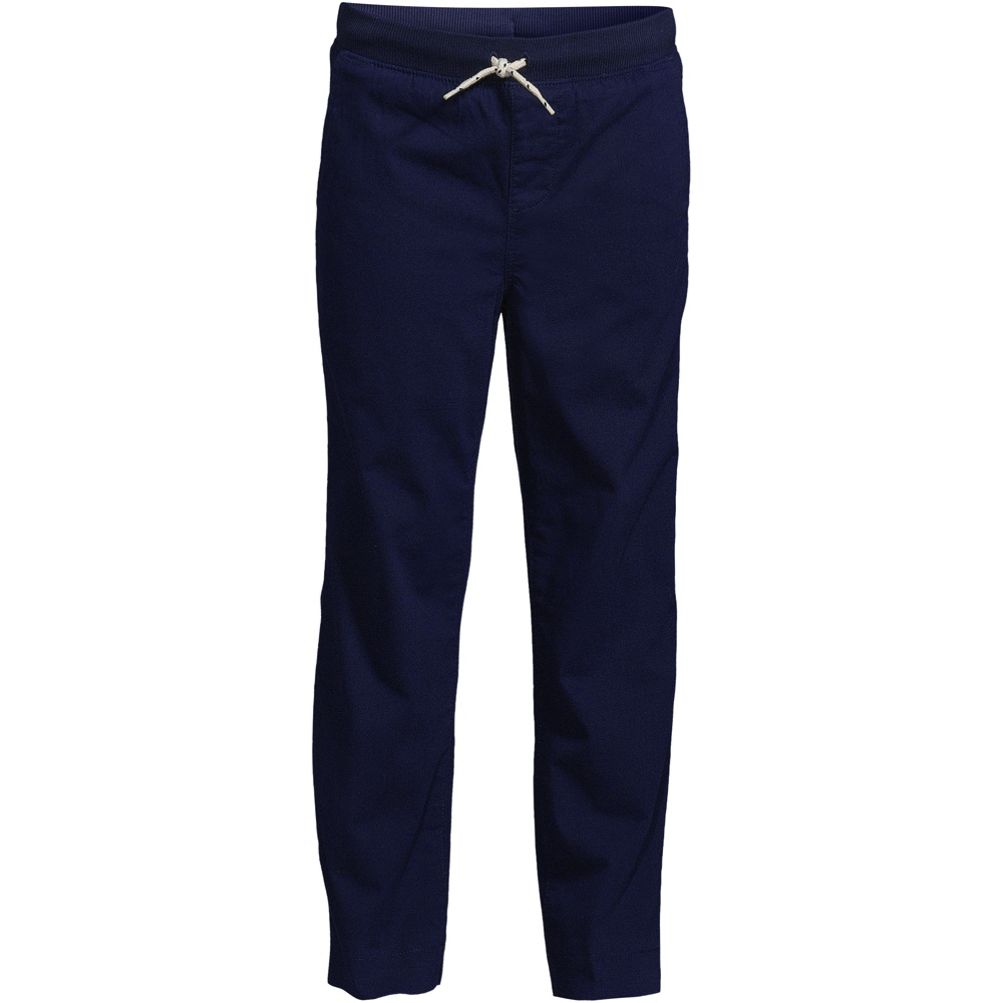 Lands' End Boys Iron Knee Athletic Stretch Woven Jogger Sweatpants