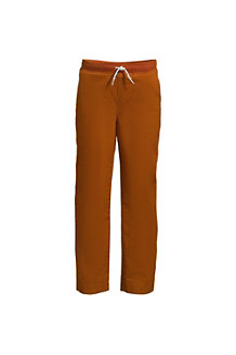 Boys' Iron Knee Lined Pull-On Cotton Trousers