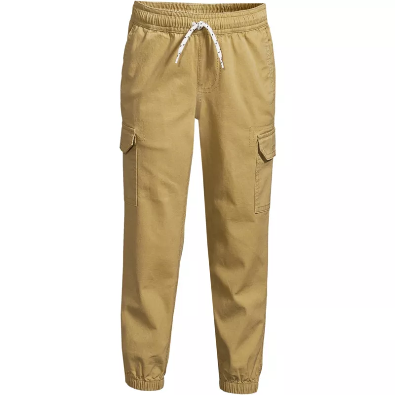 Boys Iron Knee Stretch Cargo Jogger Pants, Front