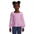 Girls Long Sleeve Tiered Top, Front