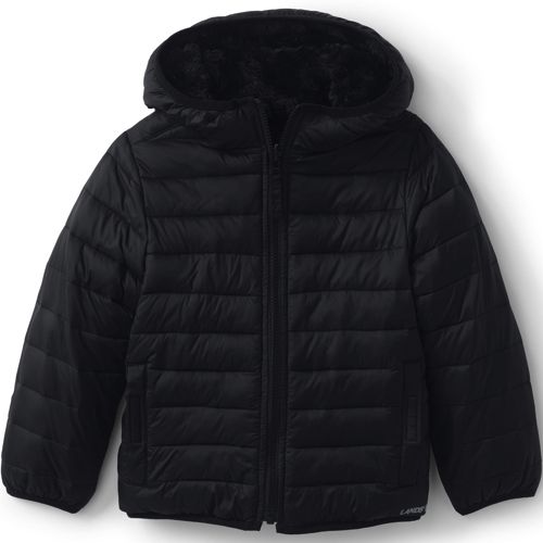 Kids' ThermoPlume Reversible Hooded Jacket | Lands' End