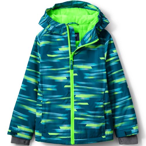 Lands' End Kids ThermoPlume Packable Jacket, Boy's, Size: Kids XL, Blue