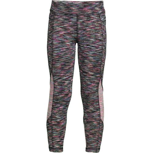 Lands' End Kids High Waisted Active Flare Leggings - X-small - Black Space  Dye : Target