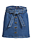 Girls' Paperbag Denim Skirt