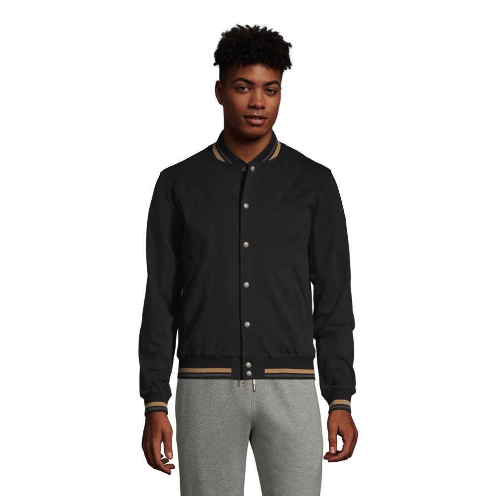 Men's Sport Knit Bomber Jacket | Lands' End