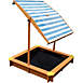 Merry Products Wooden Sandbox with Canopy, Front