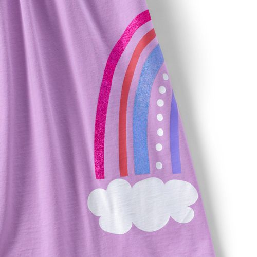 Robe à Manches Courtes en Coton, Fille image number 2