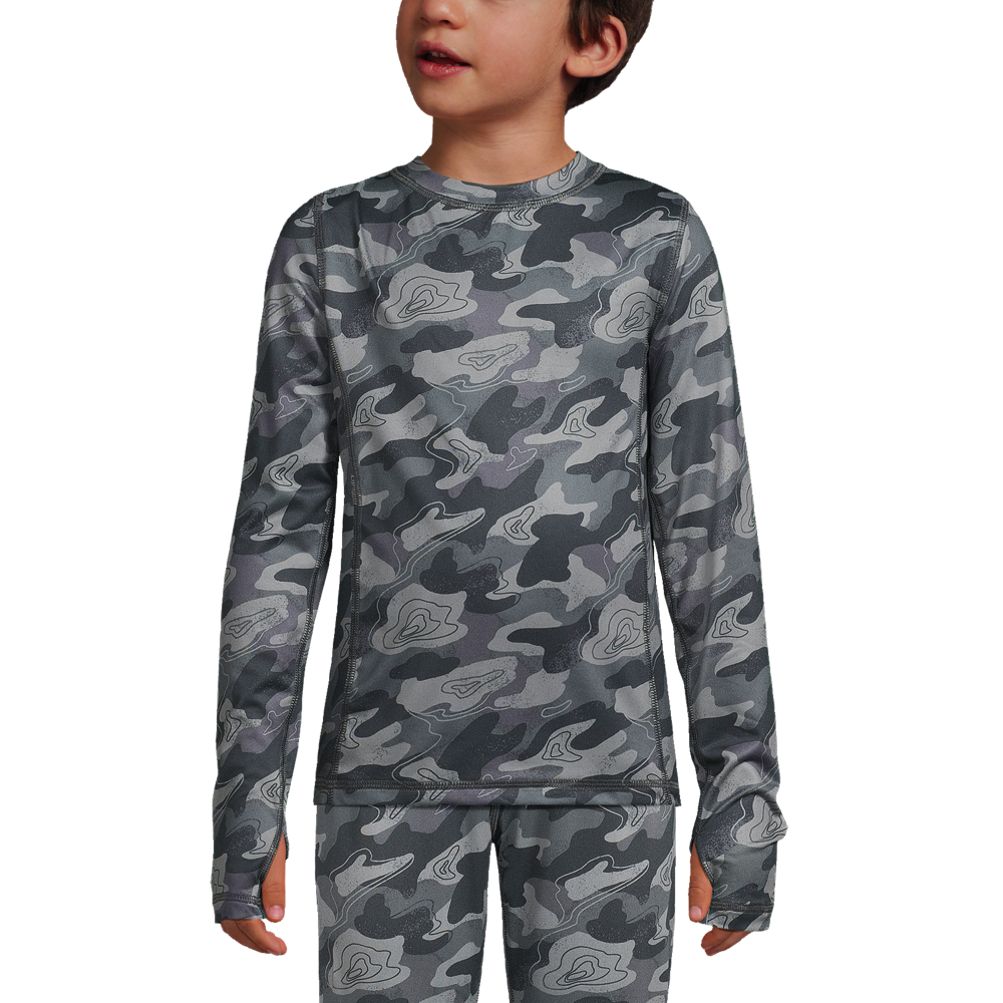 Boys Thermal Base Layer Long Underwear Thermaskin Crew Neck Shirt