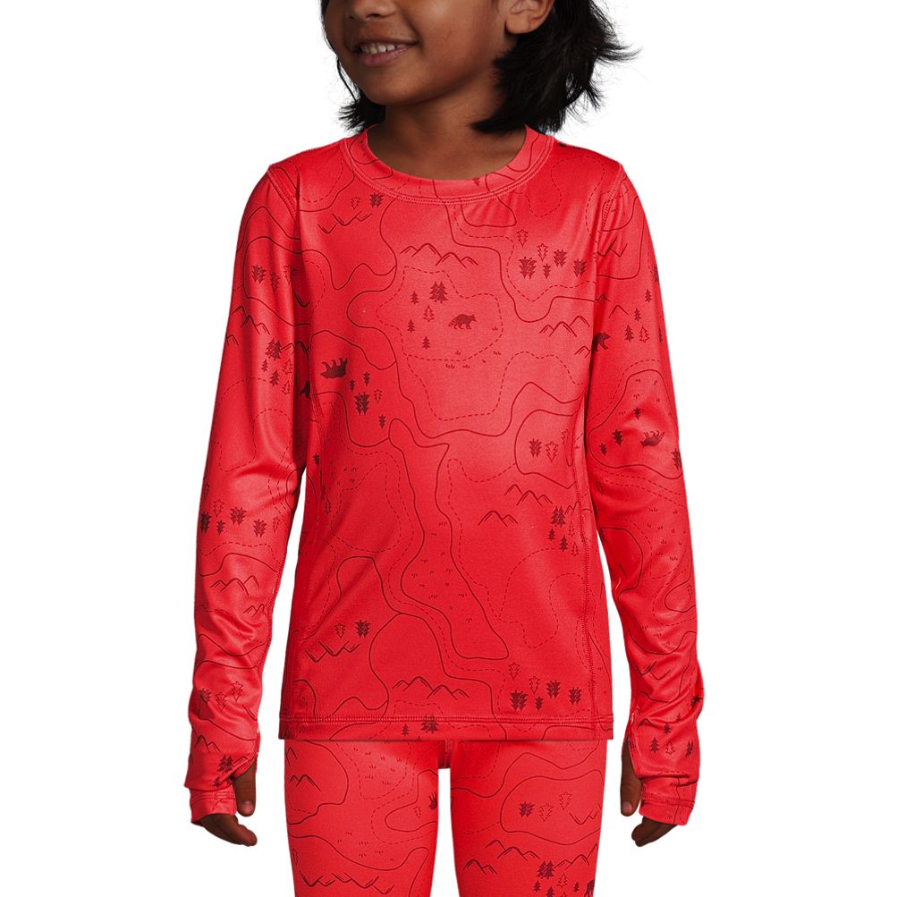 Lands' End Kids Thermal Base Layer Long Underwear Thermaskin Pants - 2x  Large - Deep Sea Navy : Target