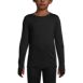 Boys Thermal Base Layer Long Underwear Thermaskin Crew Neck Shirt, Front