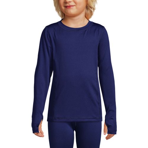 Boys Thermal Base Layer Long Underwear Thermaskin Crew Neck Shirt