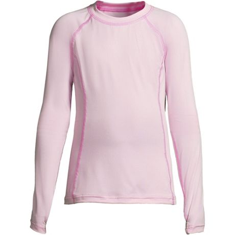 Crew Neck Fleece Lined Compression Base Layer Shirts TSLA 1 or 2 Pack Kids & Boys and Girls Thermal Long Sleeve Tops