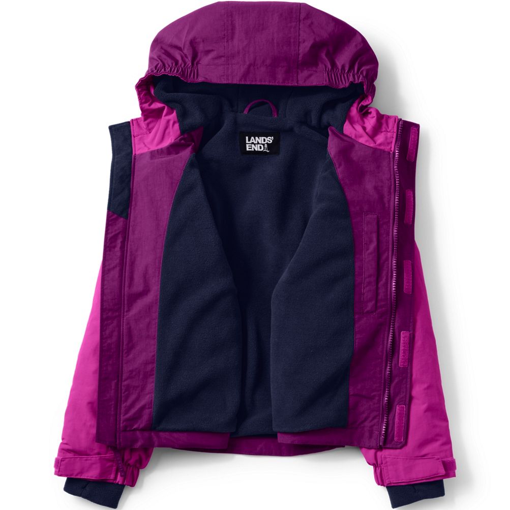 Lands end purple outlet coat