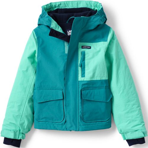 lands end fleece pea coat