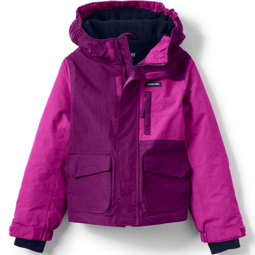 Kids Squall Fleece Lined Waterproof Insulated Jacket Lands End