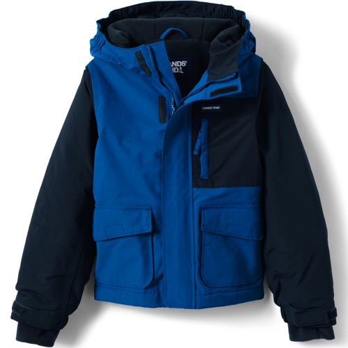 Lands' End Kids Squall Fleece Lined Waterproof Insulated Jacket