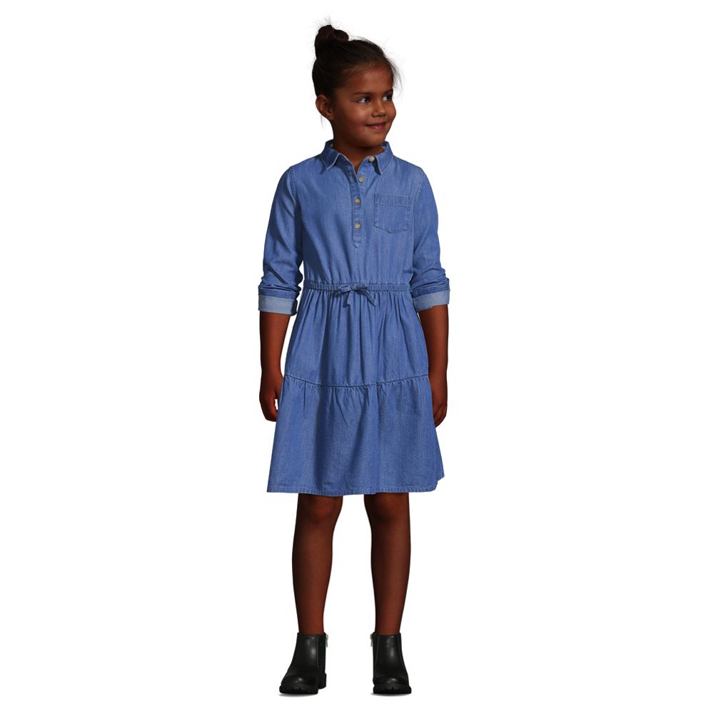 Lands end denim on sale dress