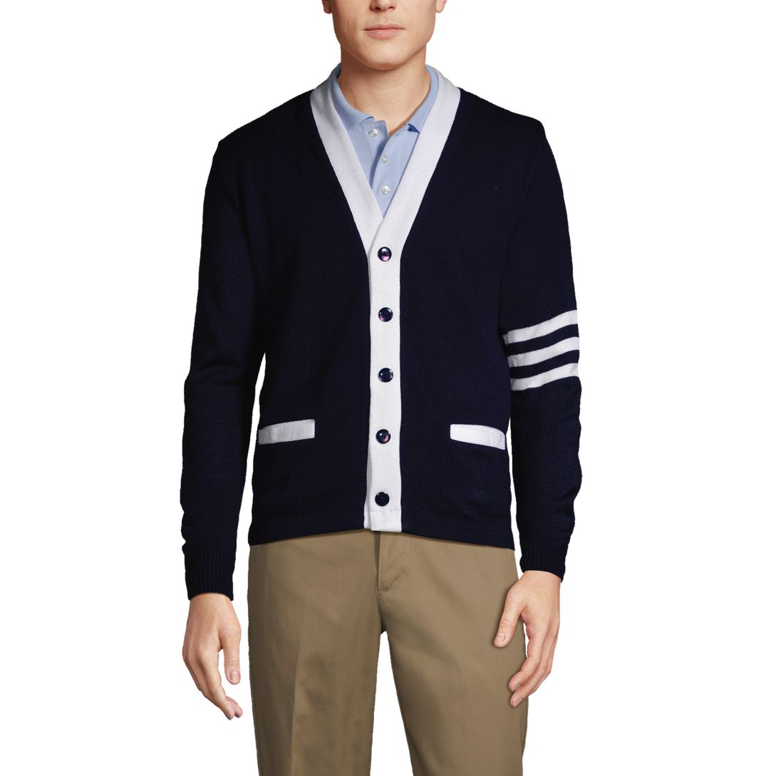 School Uniform Custom Adult Varsity V-neck Cardigan