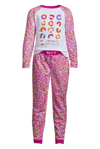 Girls' Long Sleeve Graphic Pyjama Set