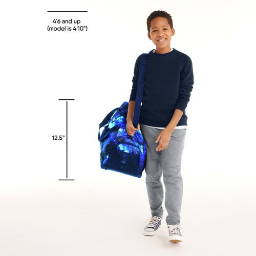 Semi-Editable Children's Medium Duffle Bag Size + Color Chart • Kid's  Duffle Bag Size Chart