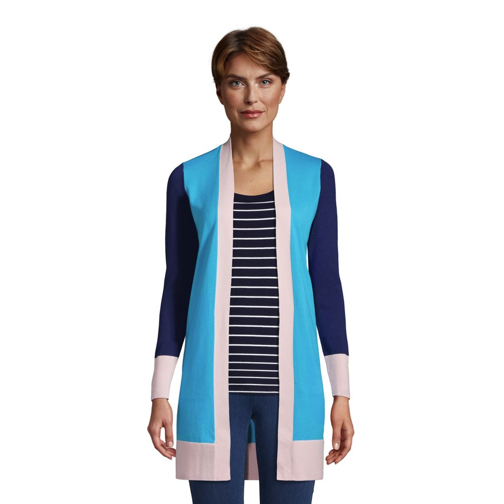 Lands end shop open cardigan