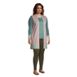 Women's Plus Size Fine Gauge Cotton Long Open Cardigan Sweater, alternative image