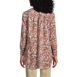 Women's Linen A-Line Long Sleeve Tunic Top, Back