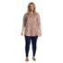 Women's Plus Size Linen A-Line Long Sleeve Tunic Top, alternative image