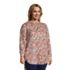 Women's Plus Size Linen A-Line Long Sleeve Tunic Top, alternative image