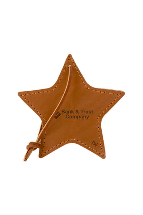 Stella Leather Star Ornament