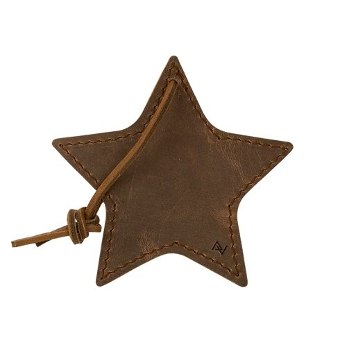 Stella Leather Star Ornament