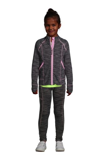 Sport-Leggings mit verdrehtem Saum für Mädchen image number 8