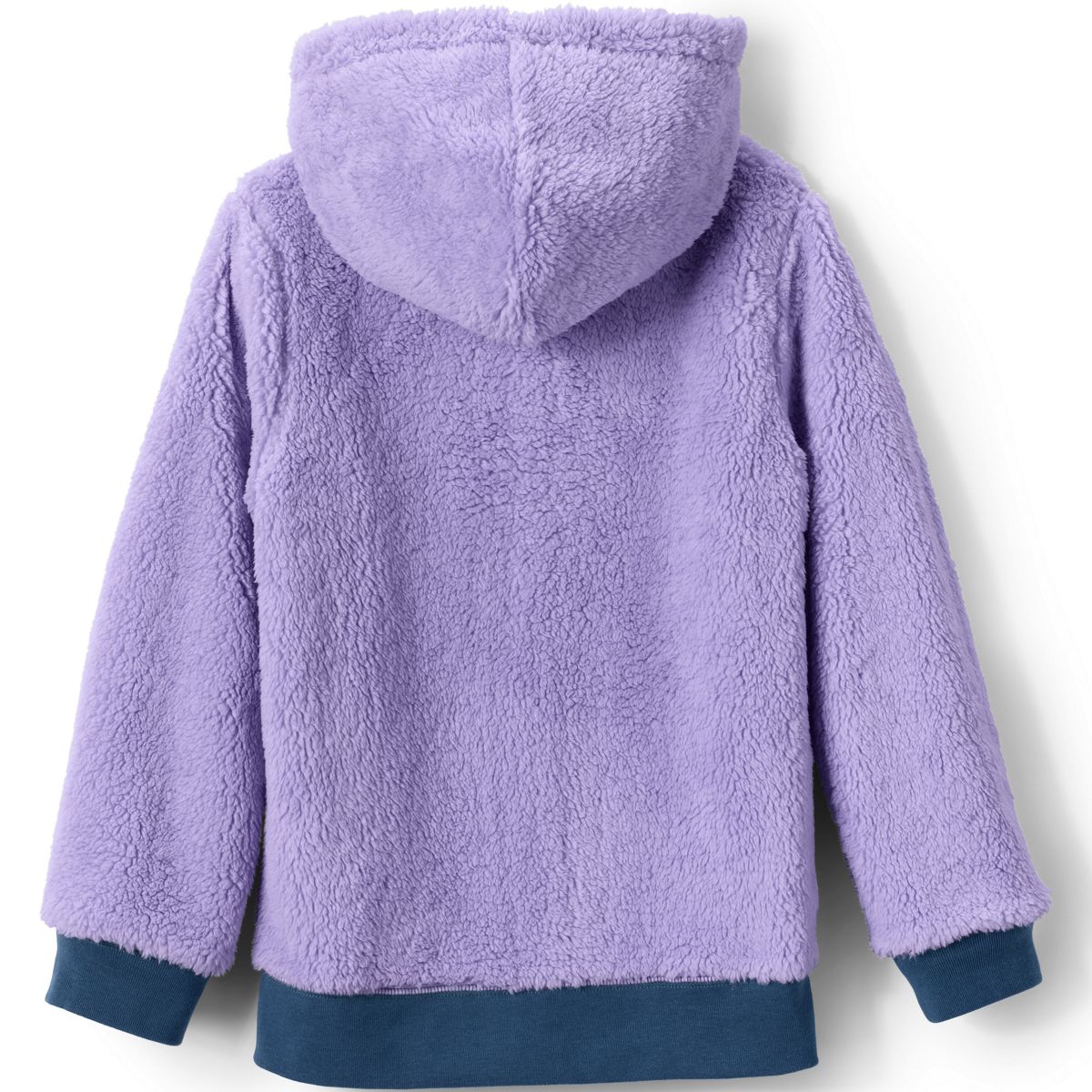 Kids Reversible Sherpa Fleece Hoodie