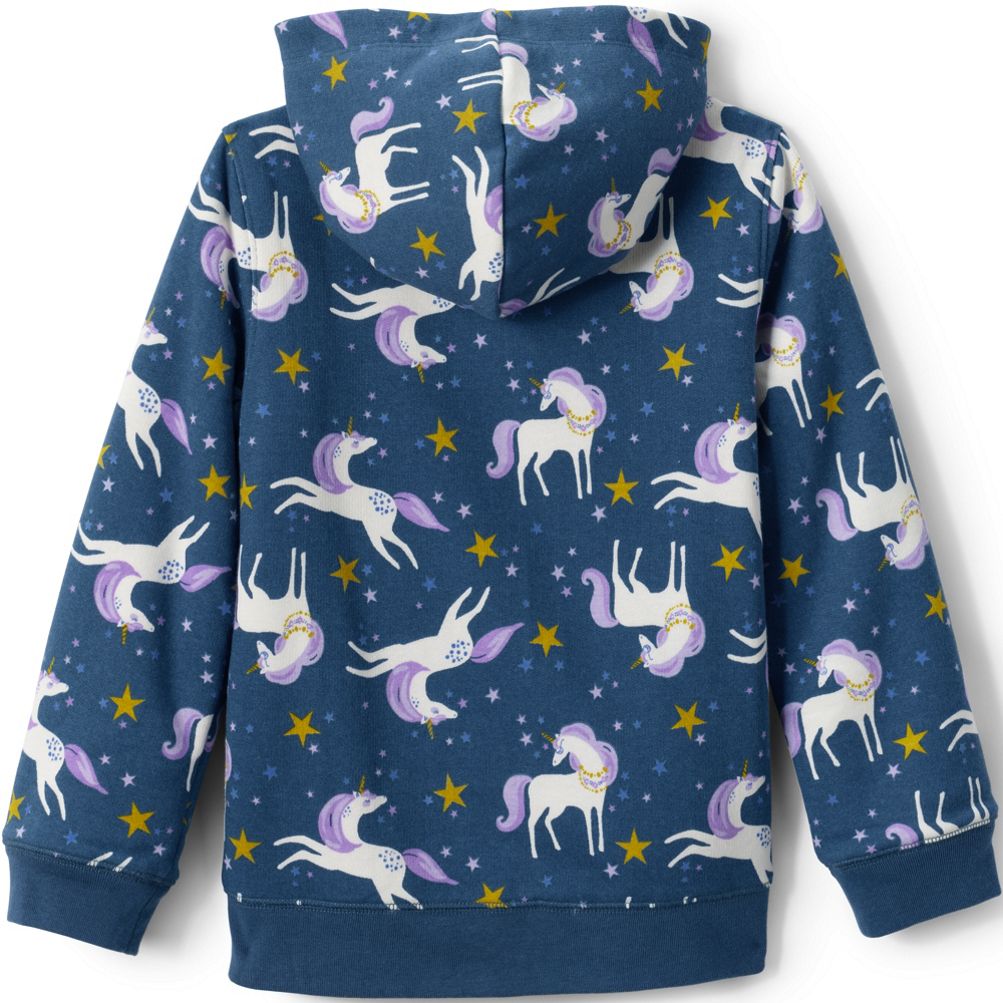 Kids Reversible Sherpa Fleece Hoodie | Lands' End