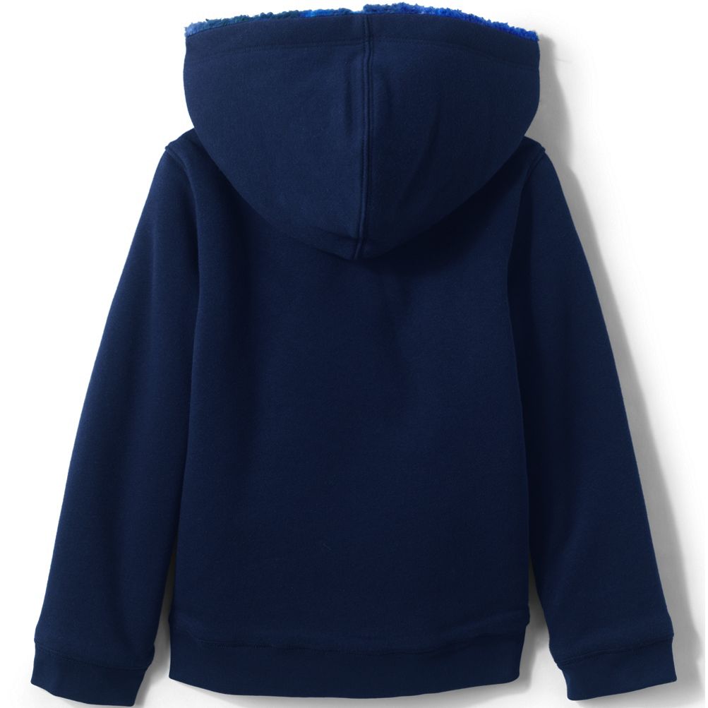 Kids Reversible Sherpa Fleece Hoodie