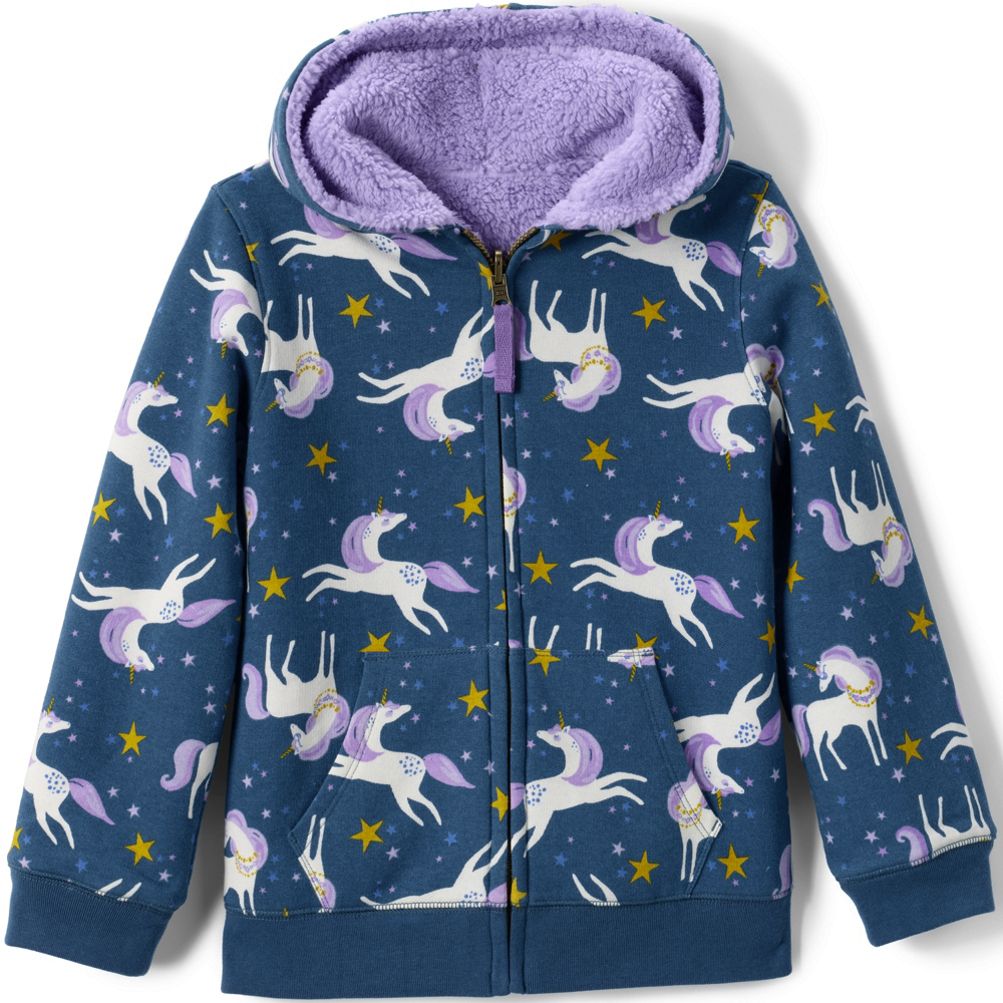 90s Lands’end リネンパーカー Kids Reversible Sherpa Fleece Hoodie | Lands' End