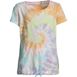 Girls Tie Front Pattern Top, Front
