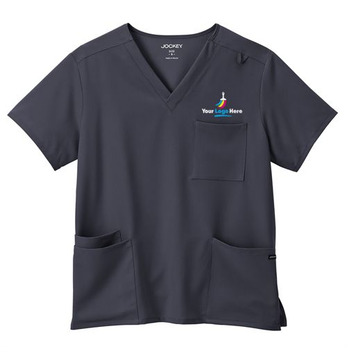 Jockey Unisex Regular Scrubs Uniform V-neck Top 4 Pocket