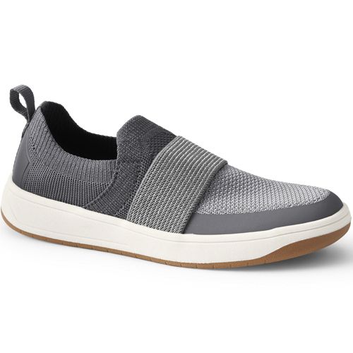 Canvas Sneakers with Arch Support Lands End