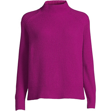 Relaxter Stehkragen-Pullover aus Kaschmir für Damen image number 4