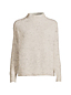 Women's Relaxed Cashmere Rib Funnel Neck Sweater