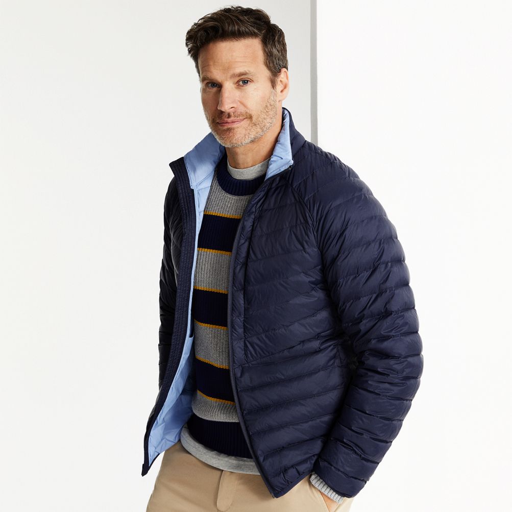 Men's 800 down packable jacket lands end best sale