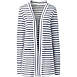 Women's Supima Micro Modal Striped Open Knit Cardigan, Front