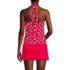 Women's Chlorine Resistant Square Neck Halter Tankini Swimsuit Top, Back