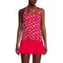 Women's Chlorine Resistant Square Neck Halter Tankini Swimsuit Top, Front