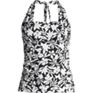 Women's Chlorine Resistant Square Neck Halter Tankini Swimsuit Top