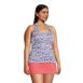 Women's Plus Size Chlorine Resistant Square Neck Halter Tankini Swimsuit Top, alternative image